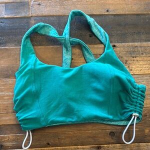 Bombshell Sportswear Green Sports Bra for Active Comfort